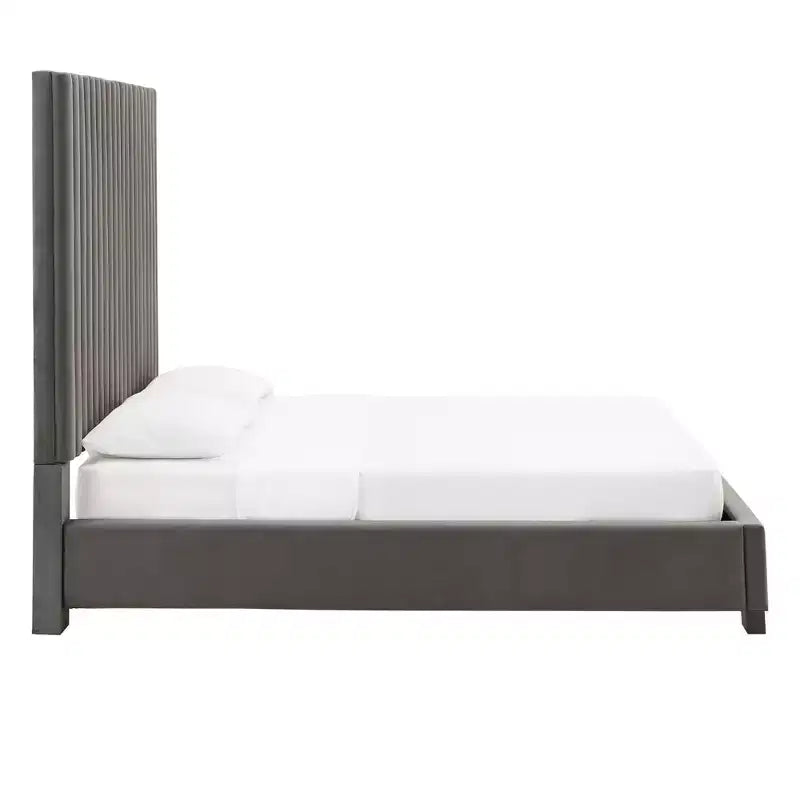 Queen-Bett – Grau