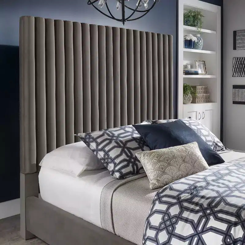 Queen-Bett – Grau