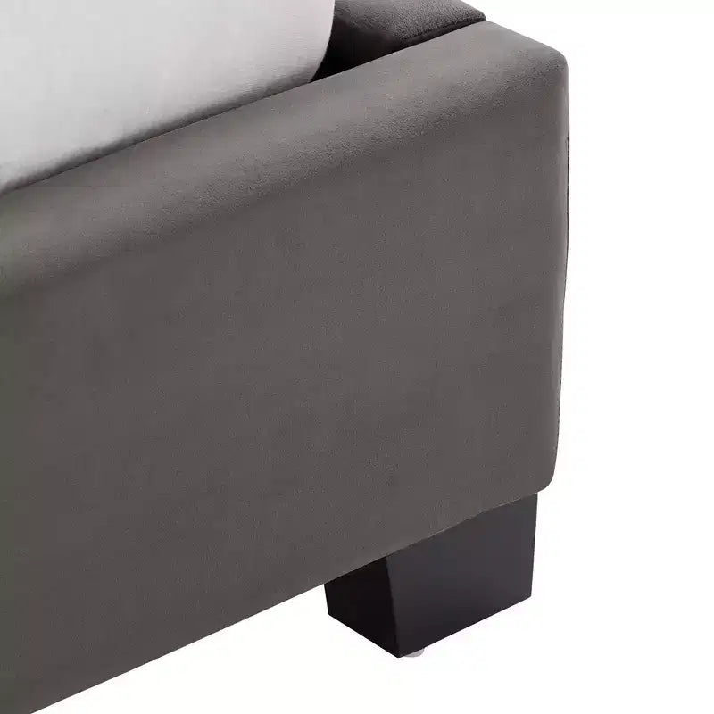 Queen-Bett – Grau