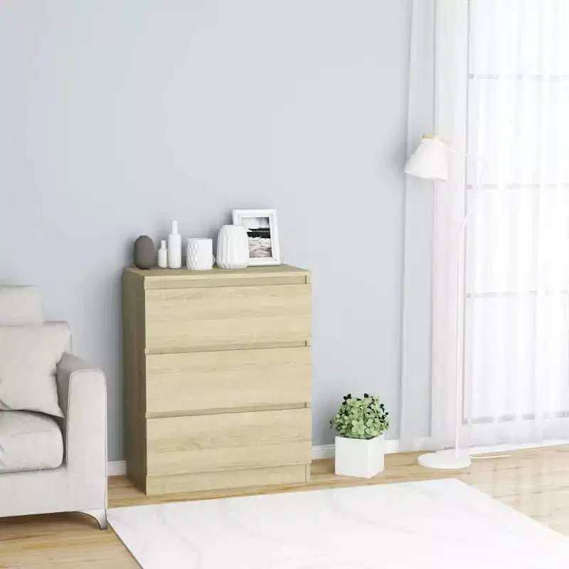 6 Kommoden mit Steckdosen, freistehende 120 cm breite Schubladenkommode, Holzschrank-Aufbewahrungstruhe für Schlafzimmer, Wohnzimmer
