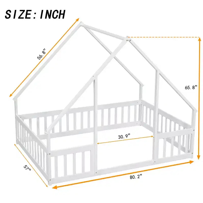 Bettgestell mit Soft-Close-Schubladen, kein Boxspringbett erforderlich, massives Kiefernholz