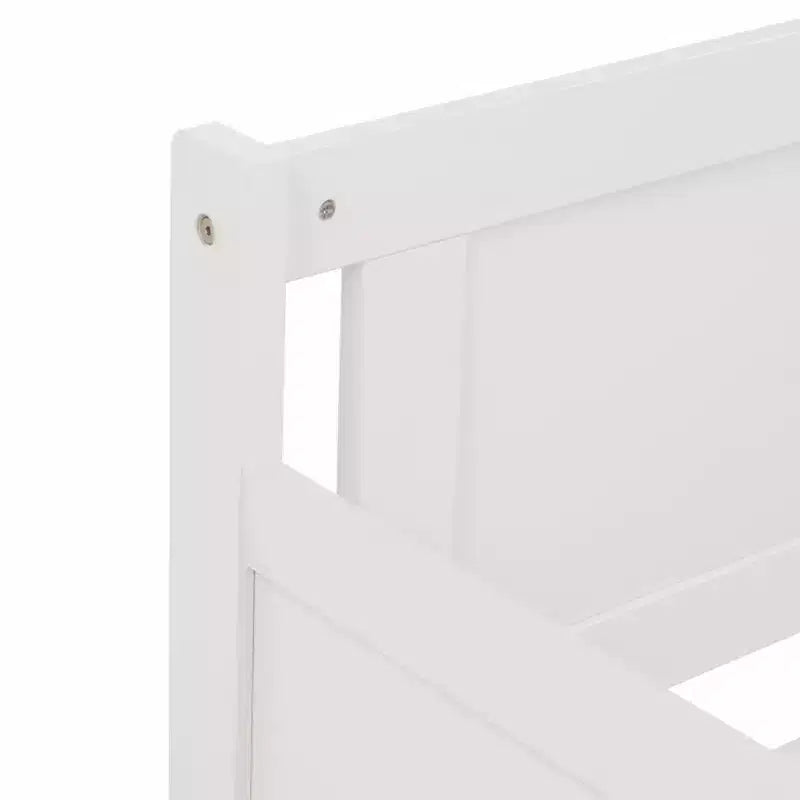 Queensize-Bettrahmen Sanft schließende Schubladen Massives Kautschukholz Kein Boxspringbett erforderlich