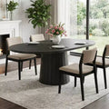 MAYEERTY 63 Farmhouse Dining Table, Easy Assembly & Multi-Use Home Workstation