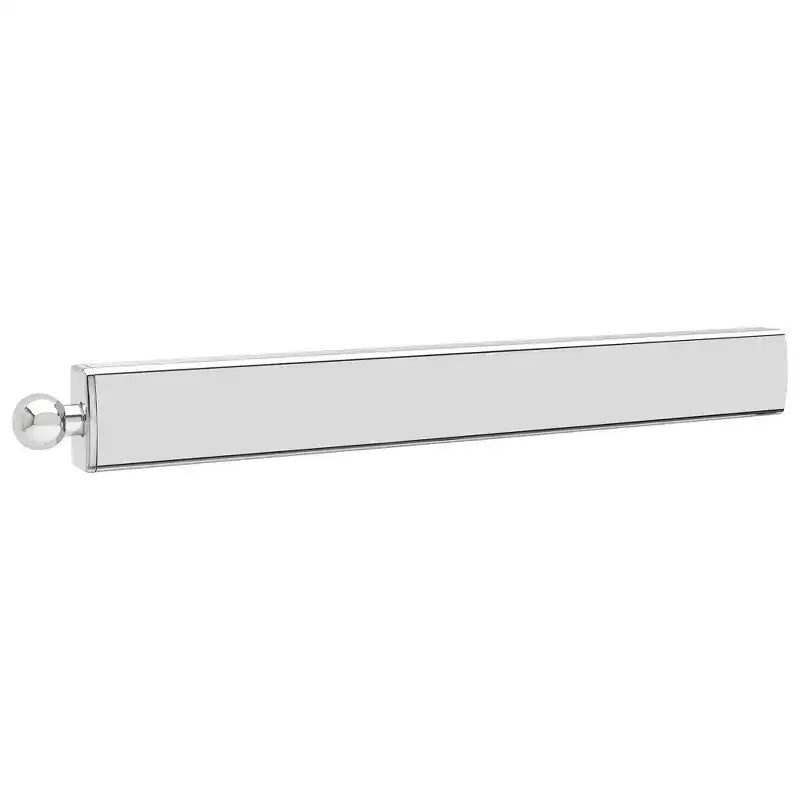 Rev-A-Shelf 14 Pull Out Valet Rod for Closet Organization, Extendable Sliding Clothes Storage Hanging Rack w/Mounting Hardware, Chrome, CVLSL-14-CR-1