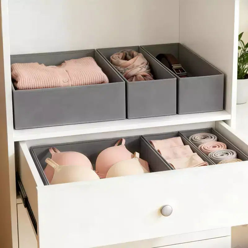 Schubladen-Organizer für Kleidung, Kommoden-Boxen für Babykleidung, Unterwäsche, BHs & Socken, faltbares Material