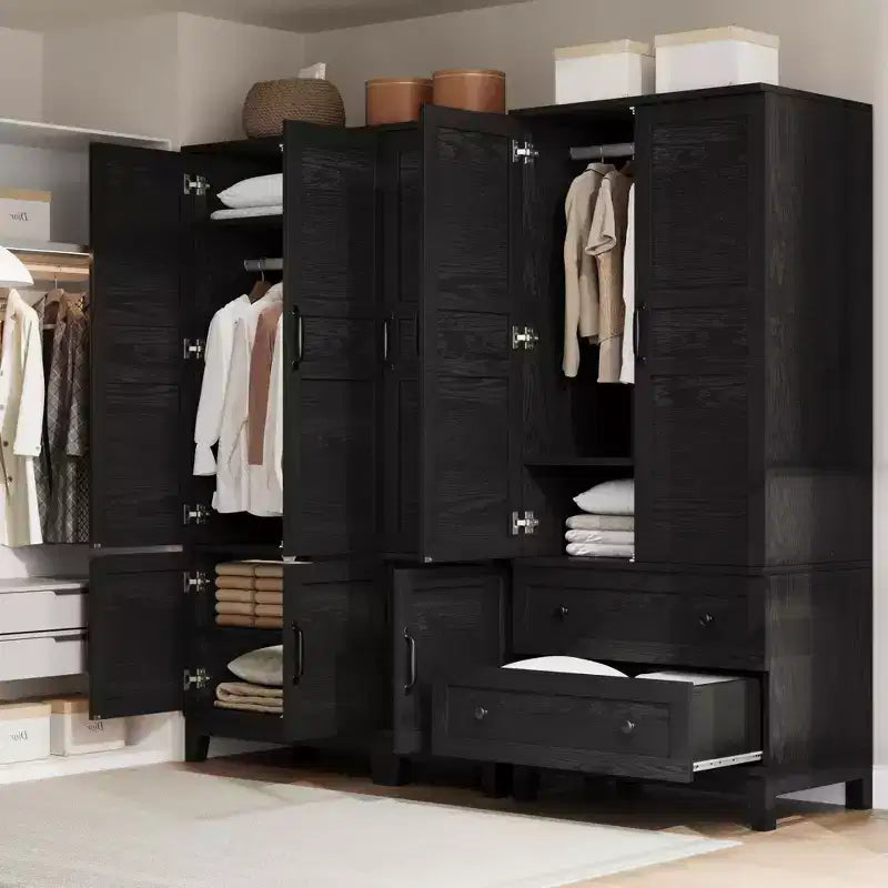 Bäckerregal für die Küche, 1,5 m langes Stromkabel, Bäckerregal mit Steckdose, Küchenregal mit X-förmiger Stützstange, 12 S-förmige Haken, Schwarz & Braun