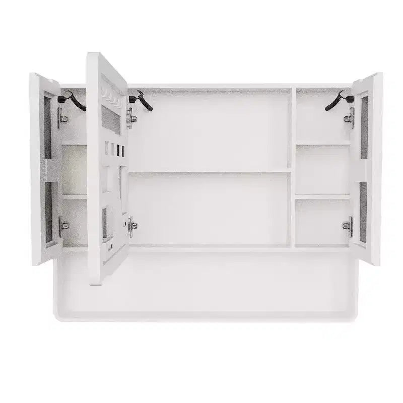 35 Zoll B x 28 Zoll H Aluminium-Spiegelschrank mit Beleuchtung, Antibeschlag, einfache Installation